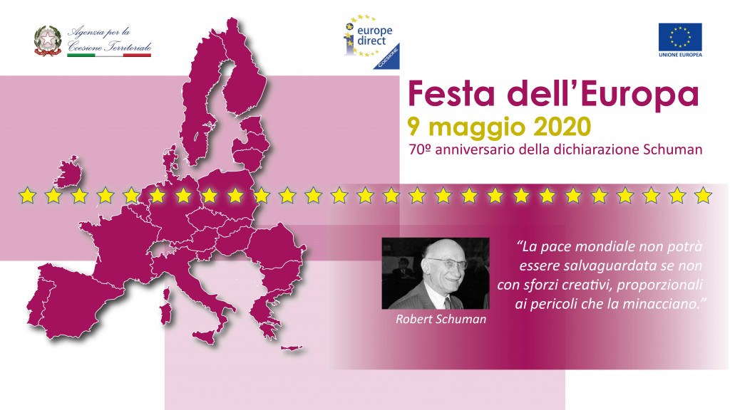 Festa dell&rsquo;Europa: 9 maggio 2020