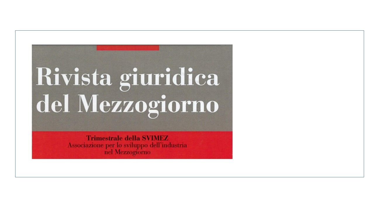 Rivista giuridica del Mezzogiorno - numero 2 / 2023